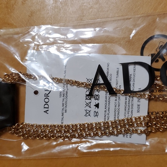 💛 HP ❤ 😍 Adore Me gold tone body chain~BATHING SUIT accessory, NIP! NWT- SEXY! - Picture 3 of 9